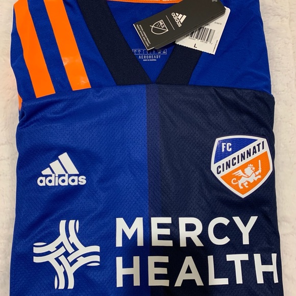 ADIDAS  FC CINCINNATI JERSEY MLS NWT $130 MSRP - Picture 6 of 6